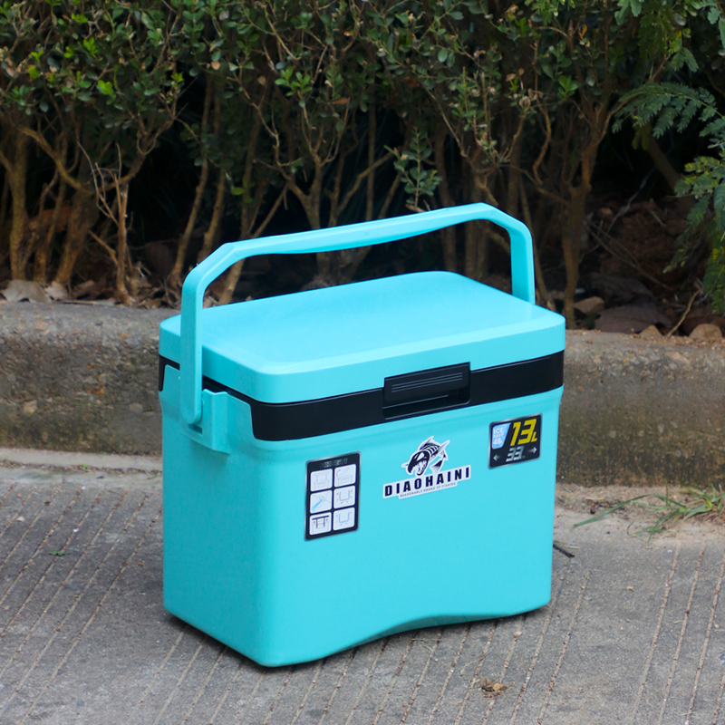 13L SMALL FISHING BOX - BLUE - FLAT